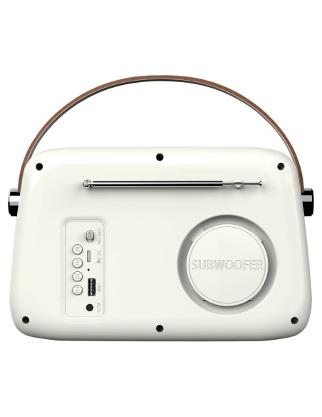 Savio Radio Przenośne Białe Rs-02
