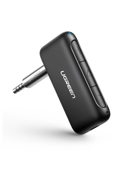 Ugreen Odbiornik Dźwięku Adapter Audio Bluetooth 5.0 - 3,5 Mm Mini Jack Do Samochodu (Czarny)