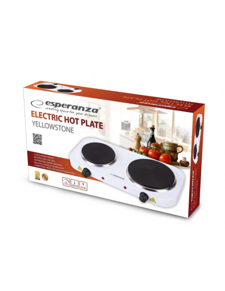 Esperanza Kuchenka Elektryczna Yellowstone 1500W + 1000W Ekh014W