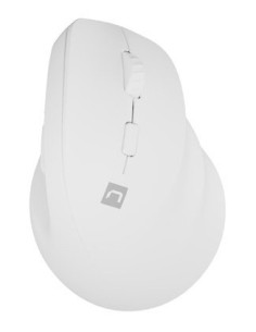 Natec Mysz Wertykalna Crake 2 Bezprzewodowa 2400Dpi Bt 5.2 +2.4Ghz Biała 2