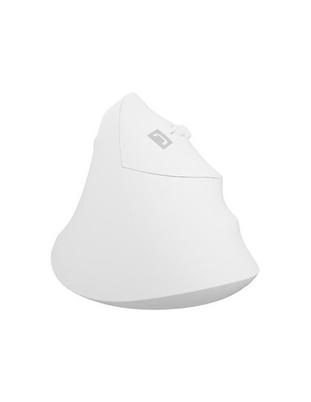 Natec Mysz Wertykalna Crake 2 Bezprzewodowa 2400Dpi Bt 5.2 +2.4Ghz Biała
