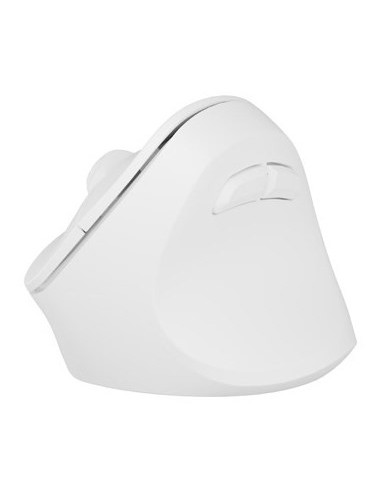 Natec Mysz Wertykalna Crake 2 Bezprzewodowa 2400Dpi Bt 5.2 +2.4Ghz Biała