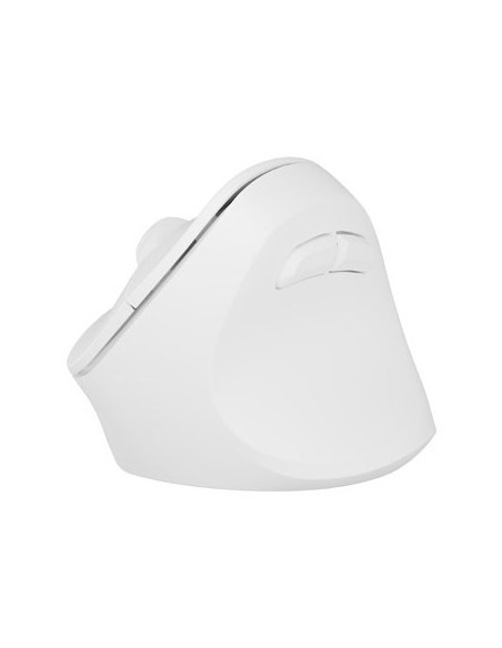 Natec Mysz Wertykalna Crake 2 Bezprzewodowa 2400Dpi Bt 5.2 +2.4Ghz Biała