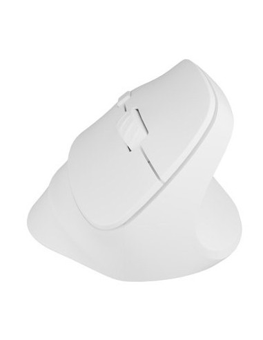 Natec Mysz Wertykalna Crake 2 Bezprzewodowa 2400Dpi Bt 5.2 +2.4Ghz Biała