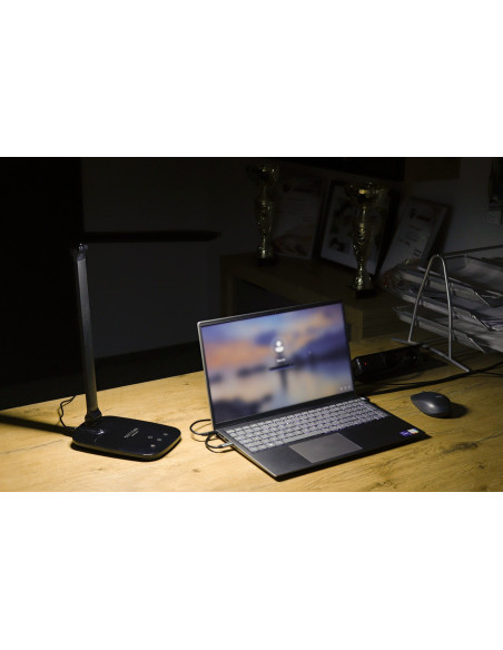 Montis Mt042-Bk Lampka Biurkowa Led Czarna 230V + Usb