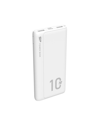 Powerbank Silicon Power Qp15 10000Mah Qc3.0+Pd 2Xusb A, 1X Musb + 1X Usb C, Biały