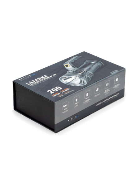 Montis Aluminiowa Ręczna Latarka Akumulatorowa Led Mt154
