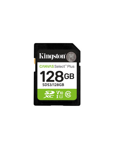 Kingston Sdxc 128Gb Canvas Select Plus Gen3 150Mb/S