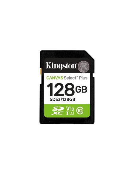 Kingston Sdxc 128Gb Canvas Select Plus Gen3 150Mb/S