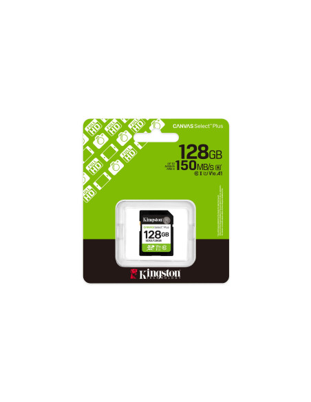 Kingston Sdxc 128Gb Canvas Select Plus Gen3 150Mb/S