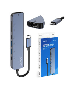 Savio Hub Usb-C 7 W 1 Ak-82