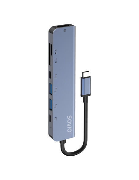 Savio Hub Usb-C 7 W 1 Ak-82