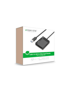 Ugreen Czytnik Kart Pamięci Sd/Microsd / Cf/Ms Z Kablem Usb 3.0 1M Cr125 (Czarny) 2