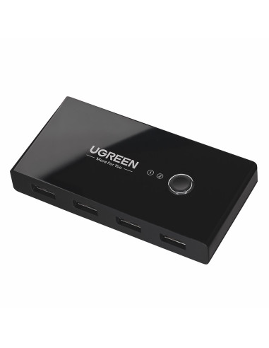 Ugreen Switch Box Hub 4Xusb 2.0 (Na 2 Komputery) Czarny