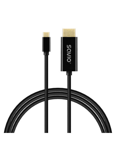 Savio Kabel Usb-C Do Hdmi, 30Hz, 2M, Plastik Cl-191