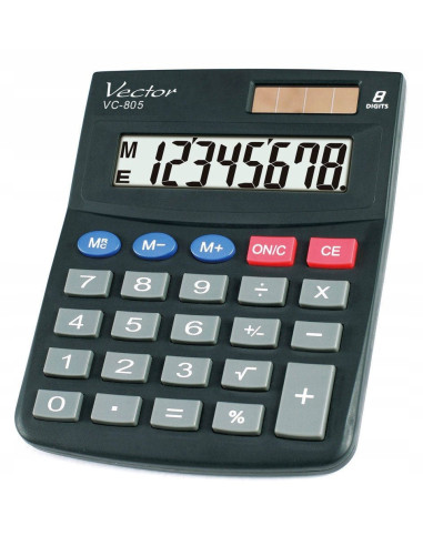 Vector Kalkulator Biurowy Vc-805 Czarny