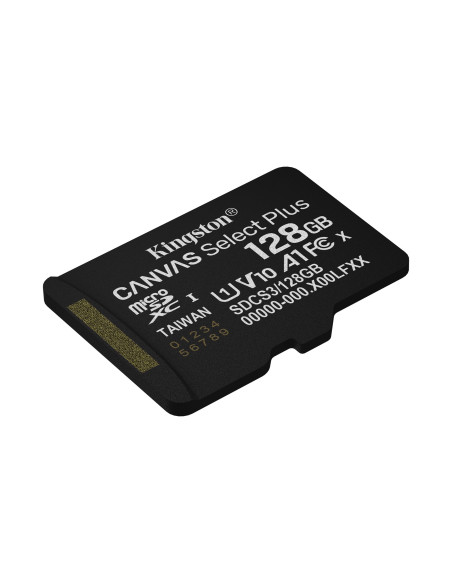 Kingston Microsdxc 128Gb Canvas Select Plus 3 + Adp