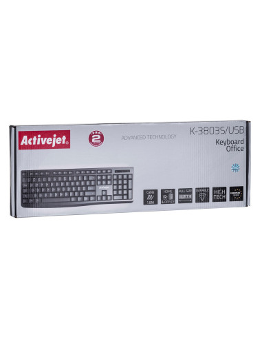 Activejet K-3803S Klawiatura Przewodowa Usb