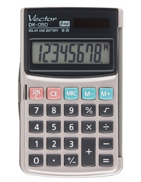 Vector Kalkulator Kieszonkowy Dk-050, Szary