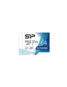 Karta Pamięci Silicon Power Microsdxc Superior Pro 64Gb V30 Uhs-1 U3 A1 + Adapter Microsd-Sd (Sp064Gbstxdu3V20Ab)