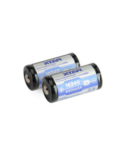 Xtar Akumulator 16340/R-Cr123 3,7V 650Mah Li-Ion Z Zabezpieczeniem 16340-650 2