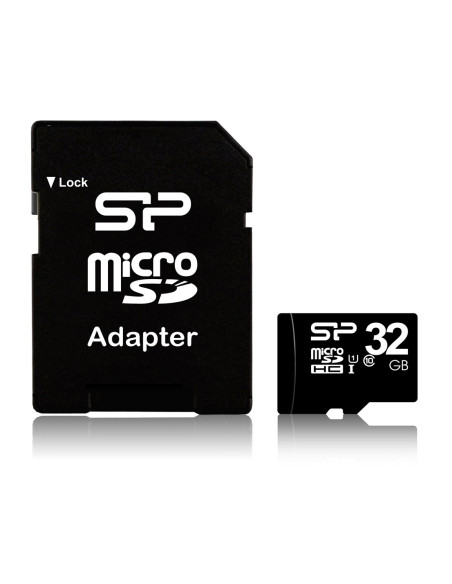 Karta Pamięci Silicon Power Microsdhc 32Gb Class 10 + Adapter Microsd-Sd (Sp032Gbsth010V10Sp)