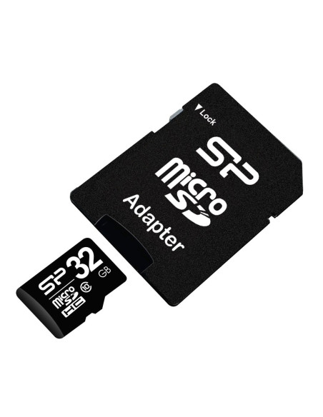 Karta Pamięci Silicon Power Microsdhc 32Gb Class 10 + Adapter Microsd-Sd (Sp032Gbsth010V10Sp)