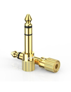 Ugreen Adapter 3,5Mm Mini Jack Na 6,3Mm Jack (Złoty)