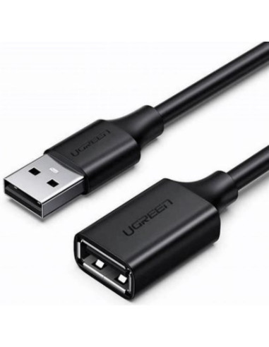 Ugreen Przewód Przejściówka Usb(Żeński) - Usb (Męski) 2M (Czarny)