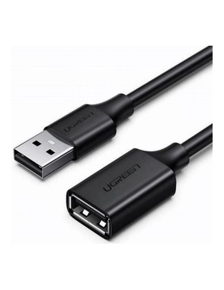 Ugreen Przewód Przejściówka Usb(Żeński) - Usb (Męski) 2M (Czarny)