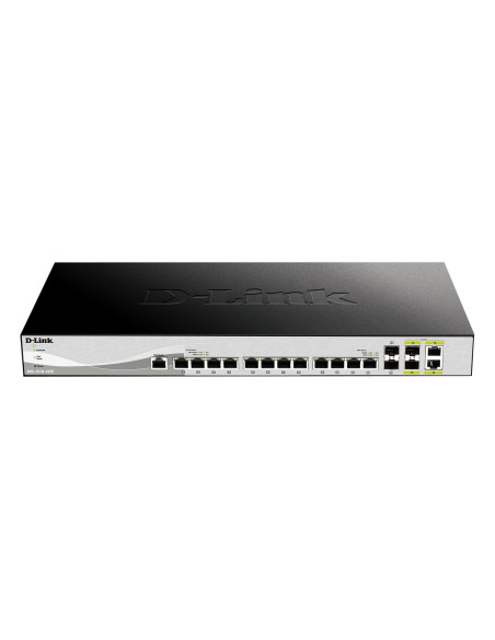 D-Link Dxs-1210-16Tc/E Łącza Sieciowe Zarządzany L2 10G Ethernet (100/1000/10000) Szary