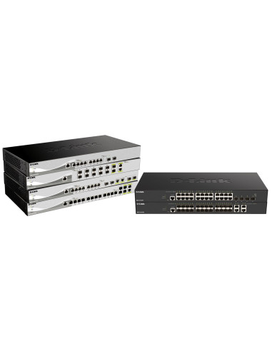 D-Link Dxs-1210-16Tc/E Łącza Sieciowe Zarządzany L2 10G Ethernet (100/1000/10000) Szary