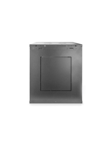 Szafa Sieciowa Wisząca Dynamic 19" 16U Rack 600X600, Drzwi Szyba, Czarny, Niedzielona, Złożona, 60Kg