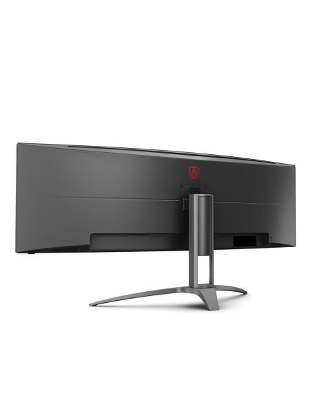Aoc B2 Ag493Ucx2 Monitor Komputerowy 124 Cm (48.8") 5120 X 1440 Px Quad Hd Led Czarny