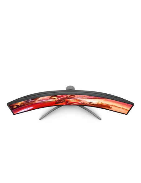 Aoc B2 Ag493Ucx2 Monitor Komputerowy 124 Cm (48.8") 5120 X 1440 Px Quad Hd Led Czarny