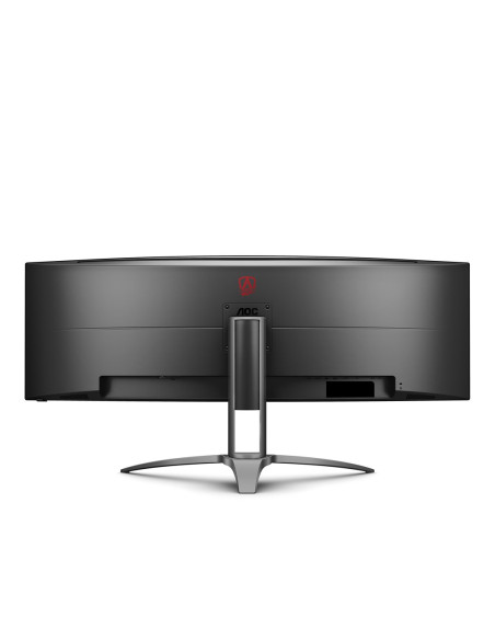 Aoc B2 Ag493Ucx2 Monitor Komputerowy 124 Cm (48.8") 5120 X 1440 Px Quad Hd Led Czarny
