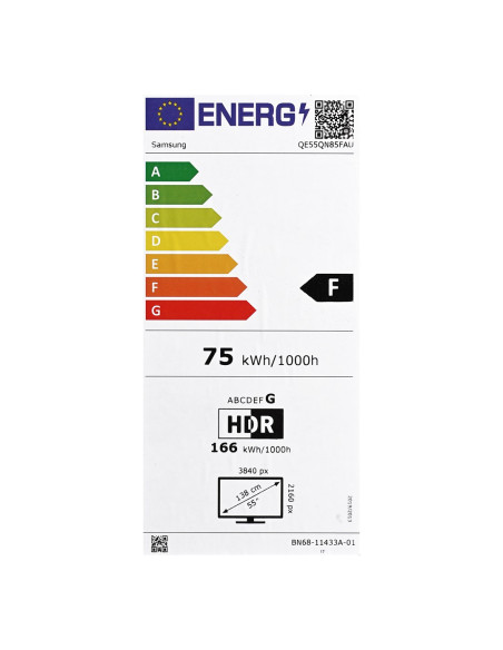 Telewizor Samsung Qe55Qn85Fauxxh Neo Qled 55'' 4K Ultra Hd 144 Hz Tizen Q-Symphony Srebrny