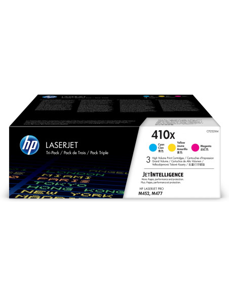 Toner Cartridge 410X C/Y/M/Triple Pack