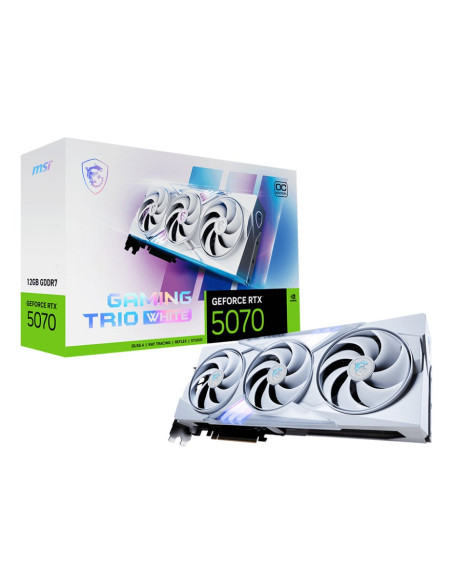 Msi Gaming Geforce Rtx 5070 12G Trio Oc White Nvidia 12 Gb Gddr7