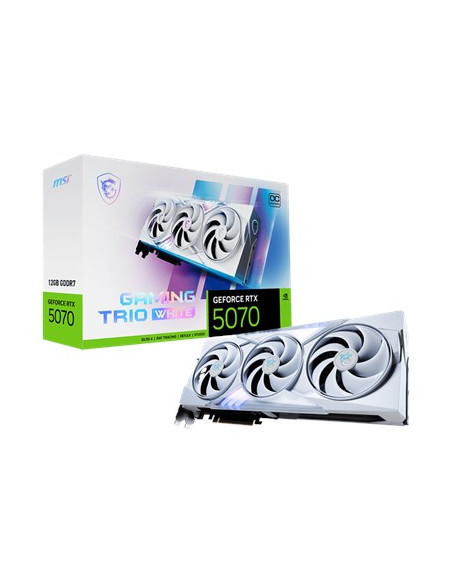 Msi Gaming Geforce Rtx 5070 12G Trio Oc White Nvidia 12 Gb Gddr7