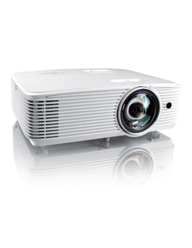 Optoma H117St Projektor Krótkiego Rzutu 3800 Ansi Lumenów Dlp Wxga (1280X800) Kompatybilność 3D Biały