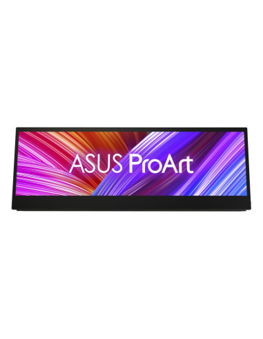 Asus Proart Pa147Cdv Monitor Komputerowy 35,6 Cm (14") 1920 X 550 Px Lcd Ekran Dotykowy Czarny