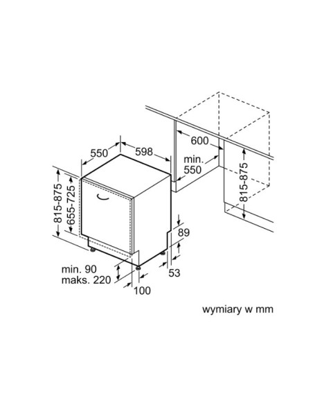 Zmywarka Do Zabudowy Bosch Smv4Hvx11E