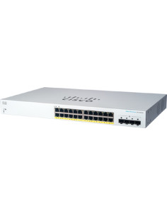 Switch Cisco Cbs220-24P-4G-Eu Managed L2 Gigabit Ethernet (10/100/1000) Power Over Ethernet (Poe) 1U White