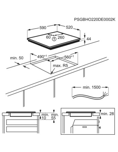Płyta Indukcyjna Electrolux Eit60433Ct Saphirmatt