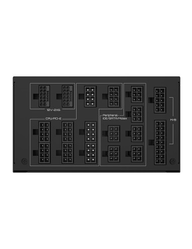 Gigabyte Ud1600Pm Pg5 Ai Top Moduł Zasilaczy 1600 W 20+4 Pin Atx Atx Czarny