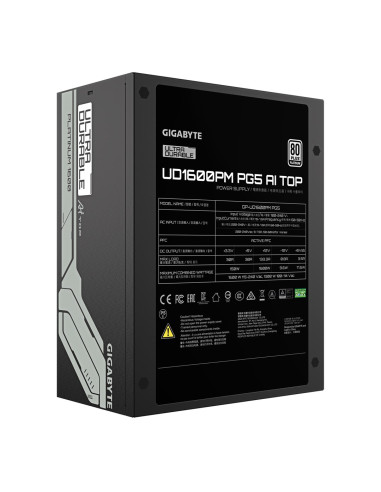 Gigabyte Ud1600Pm Pg5 Ai Top Moduł Zasilaczy 1600 W 20+4 Pin Atx Atx Czarny