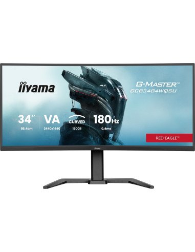 Monitor Iiyama 86,4 Cm (34") Gcb3484Wqsu-B1 21:9 2Xhdmi+2Xdp+Usb-C Curved