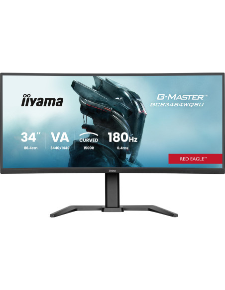 Monitor Iiyama 86,4 Cm (34") Gcb3484Wqsu-B1 21:9 2Xhdmi+2Xdp+Usb-C Curved