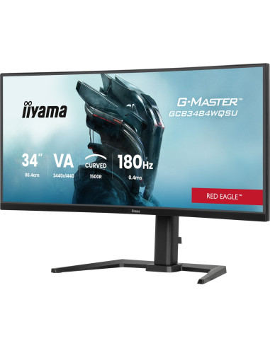 Monitor Iiyama 86,4 Cm (34") Gcb3484Wqsu-B1 21:9 2Xhdmi+2Xdp+Usb-C Curved